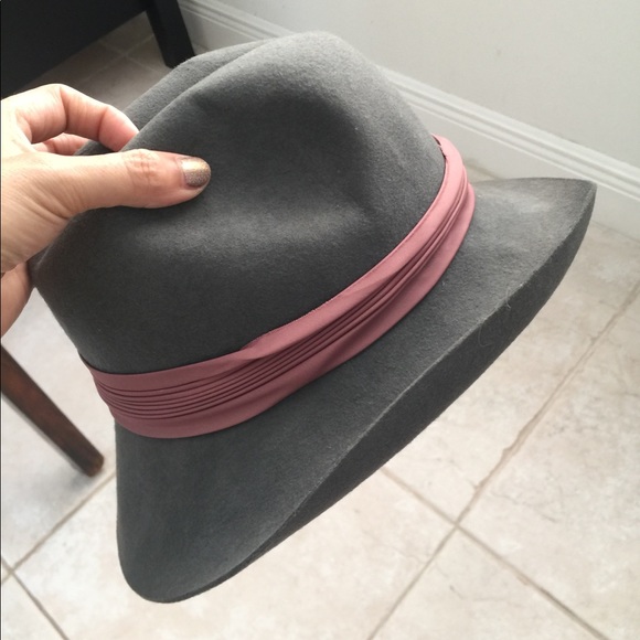 Vintage Sexy gray wool felt hat - Picture 4 of 13